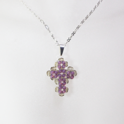 Pendant 45cm - Trevina-Silver Chain - Pendant 45cm - Laiton argenté
